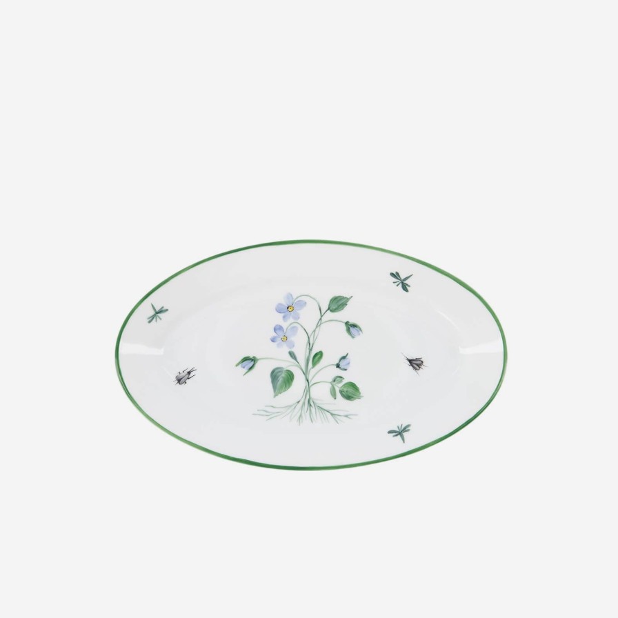 Dining Marie Daâge | Botanique Oval Platter Violet Small