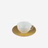 Dining J.L Coquet | Hemisphere Gold Teacup & Saucer