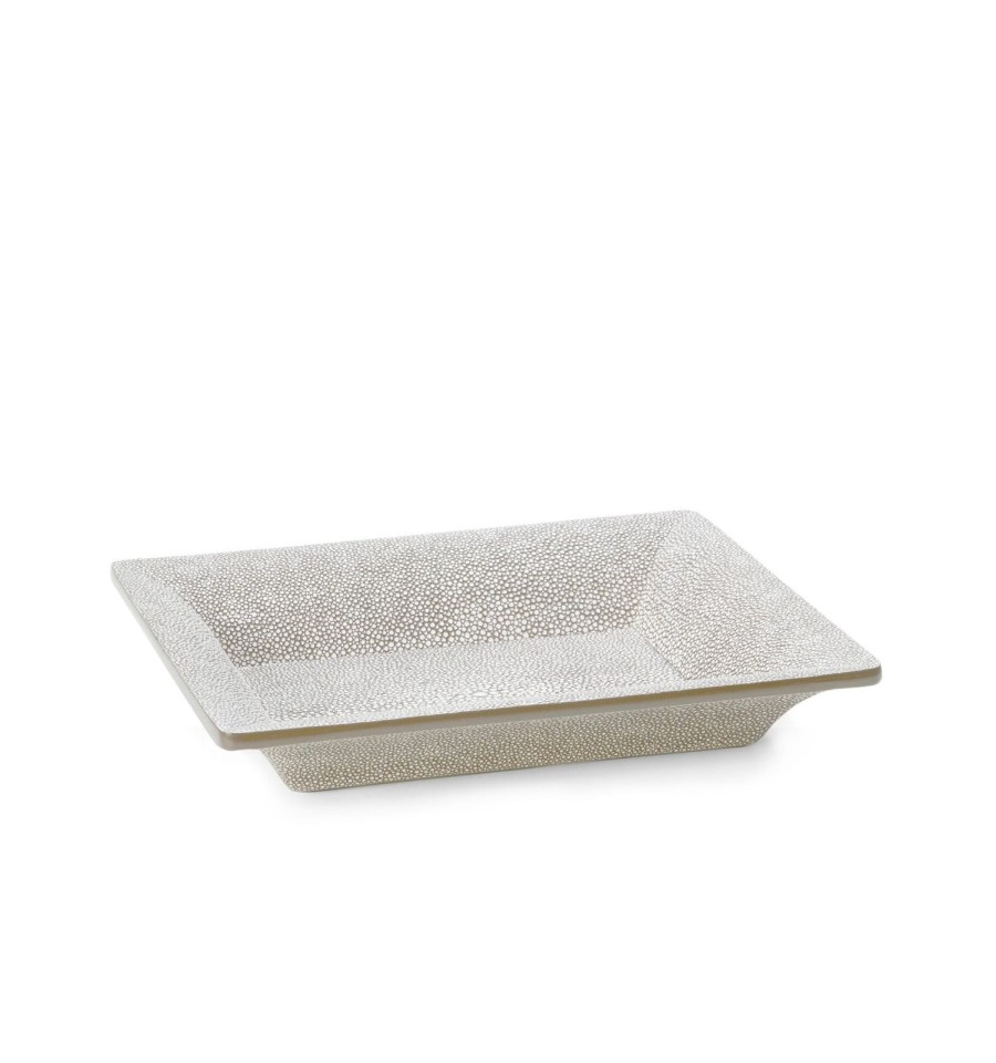 Home Accessories Aerin | Shagreen Vide Poche Dove