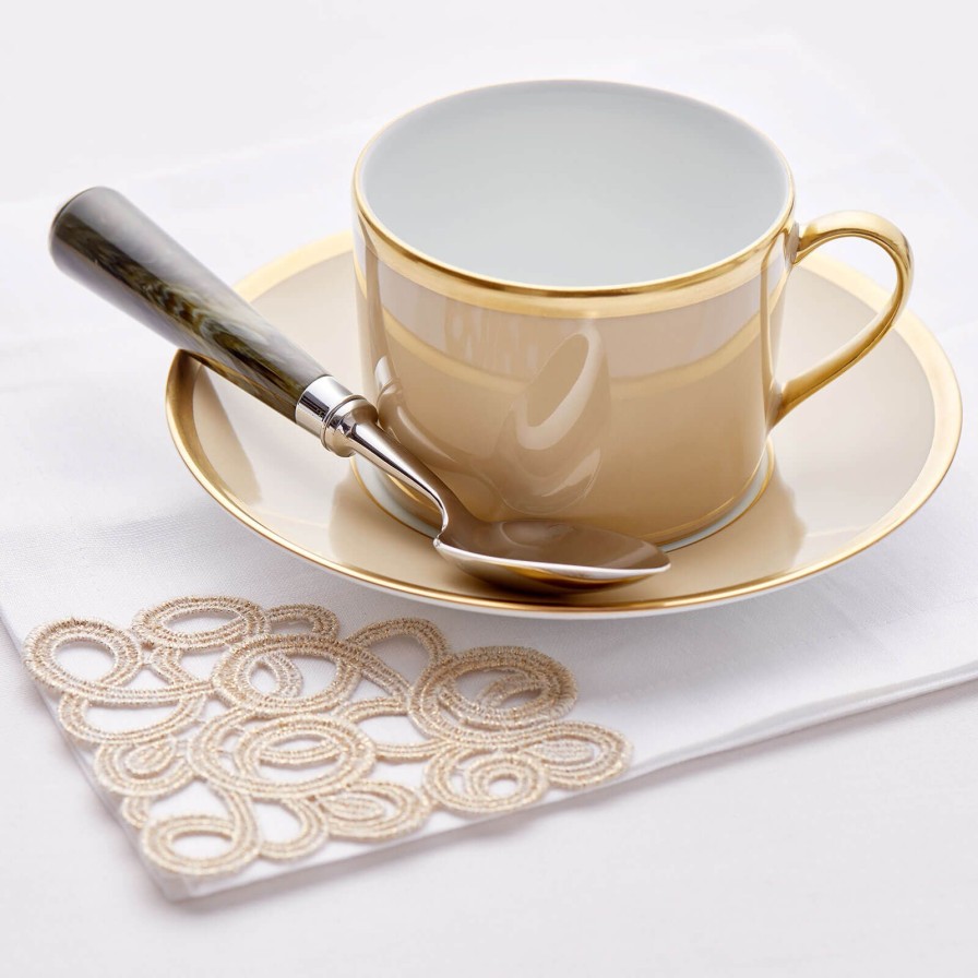 Dining Legle | Sous Le Soleil Sand Tea Cup & Saucer