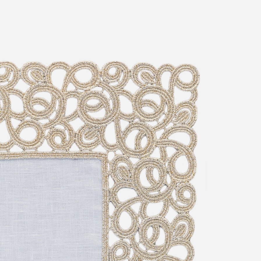 Dining Weissfee | Florence Gold Lace Trim Placemat