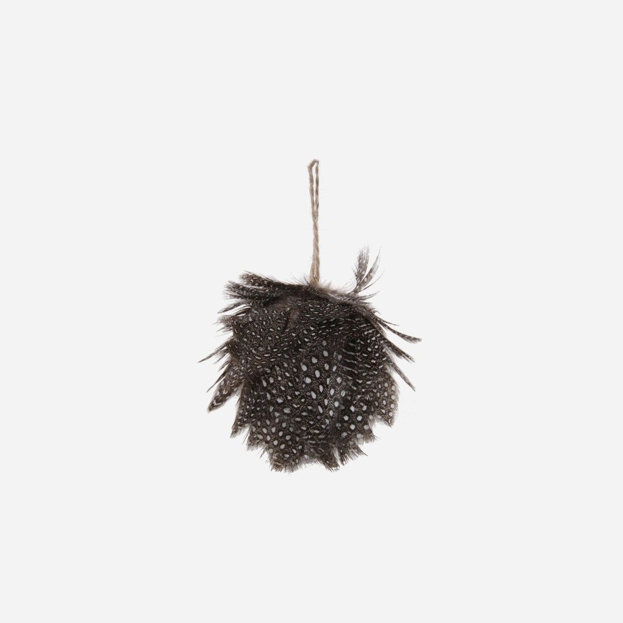 Dining Bonadea | Natural Feather Bauble-Set Of 2