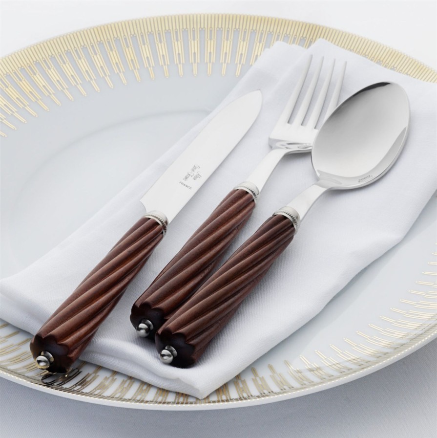 Dining Alain Saint-Joanis | Oregon Rosewood 2-Piece Carving Set