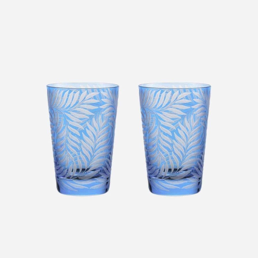 Glassware & Barware Artel | Fern Large Tumbler Blue-Set Of 2