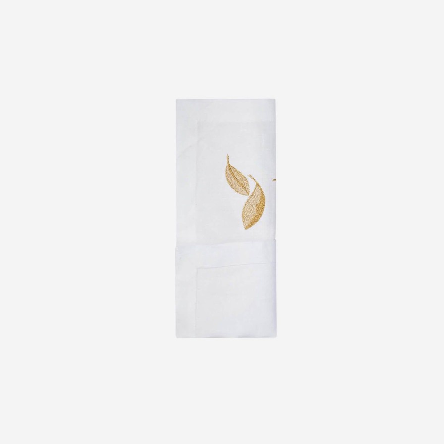 Dining Weissfee | Golden Leaves Napkin