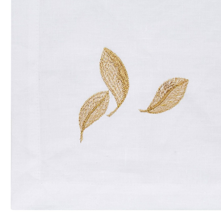 Dining Weissfee | Golden Leaves Napkin