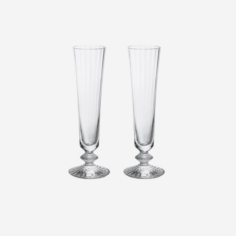 Glassware & Barware Baccarat | Mille Nuits Flute-Set Of 2