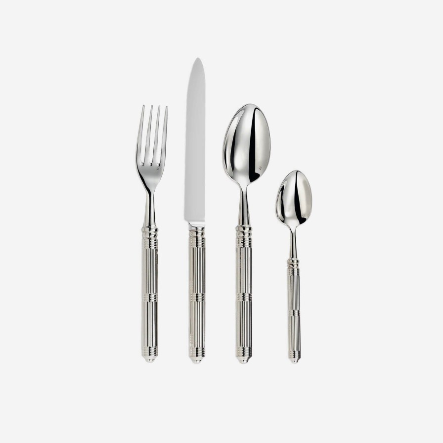 Dining Alain Saint-Joanis | Gatsby 4-Piece Silver Plated Cutlery Set