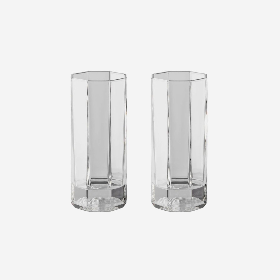 Dining Versace for Rosenthal | Medusa Lumiere Pair Of Highball Tumblers