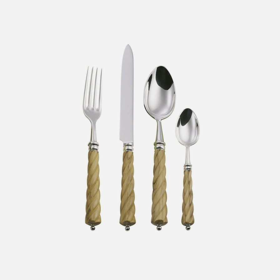 Dining Alain Saint-Joanis | Mistral Olivewood 4-Piece Cutlery Set