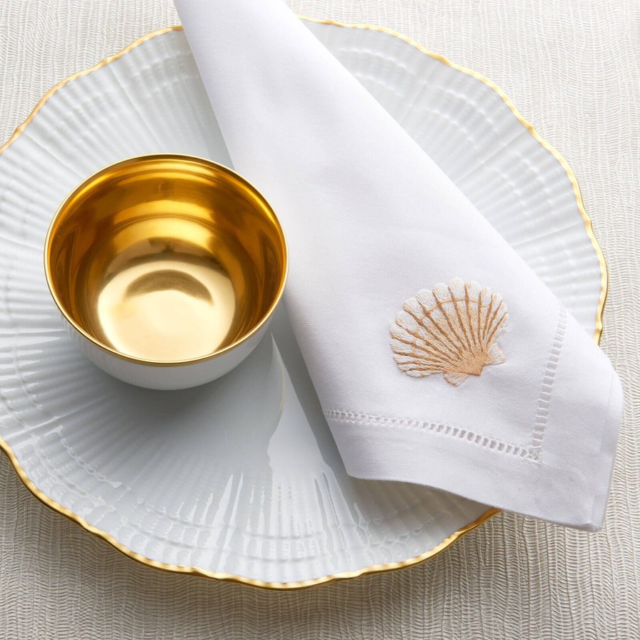 Dining Sibona | Scallop Shell Dinner Napkin