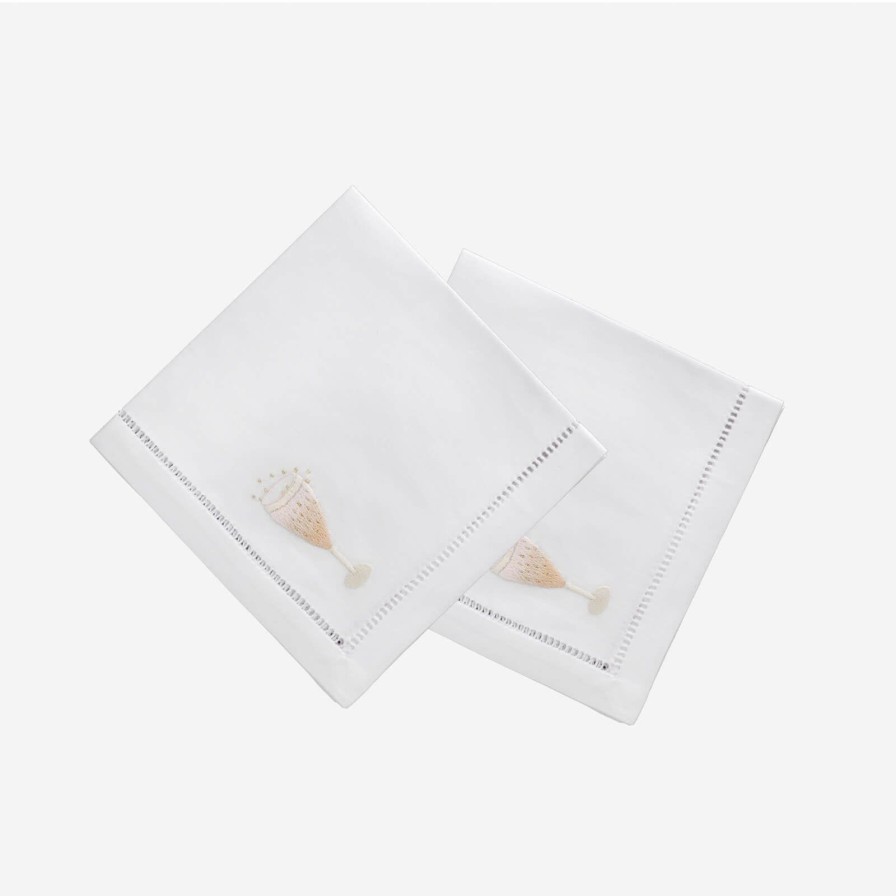 Dining Sibona | Champagne Cocktail Napkins-Set Of Two