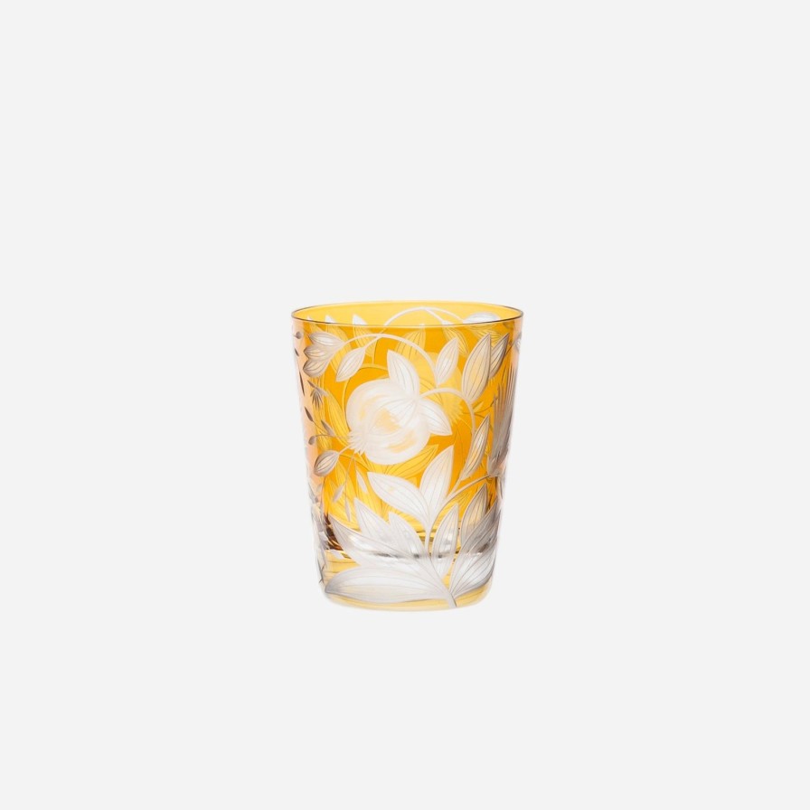 Glassware & Barware Artel | Verdure Medium Tumbler Amber-Set Of 2