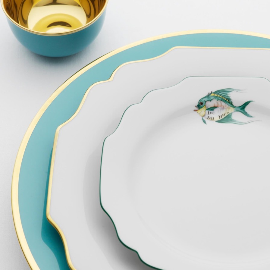 Dining Augarten Wien 1718 | Schubert Charger Plate Turquoise