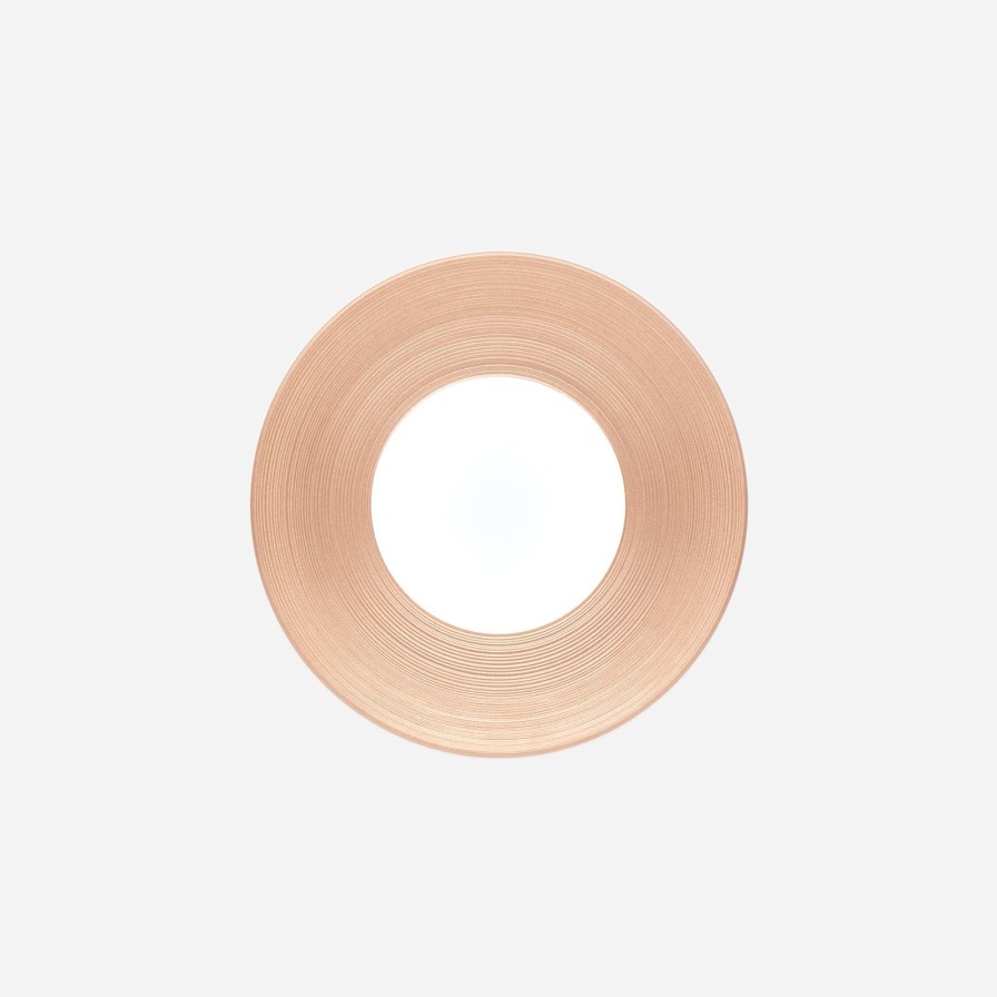 Dining J.L Coquet | Hemisphere Metallic Pink Dinner Plate